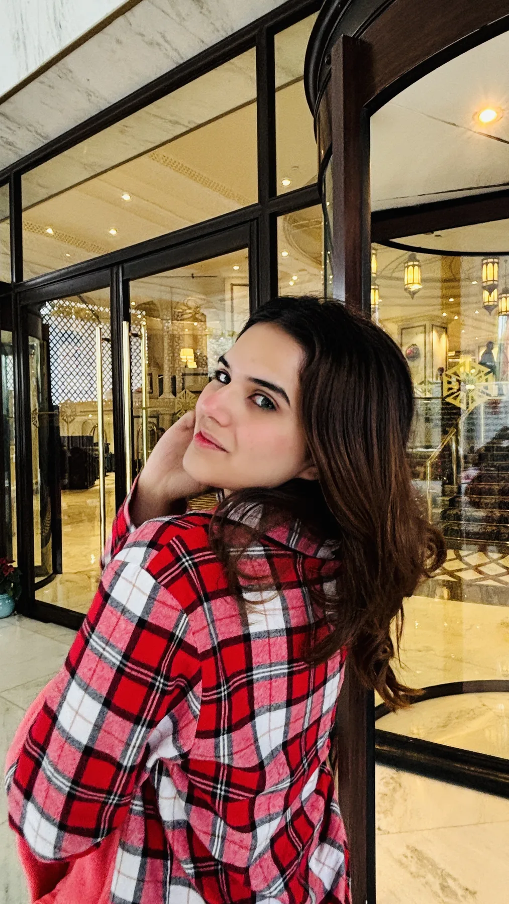 Tiaa beauty creator portrait photographed in India